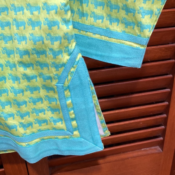 NWT Sheridan French green and blue Tunic - Picture 6 of 14